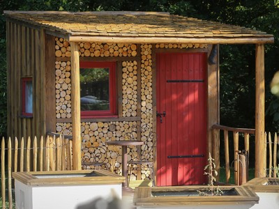 Chestnut hardwood Pillar for construction